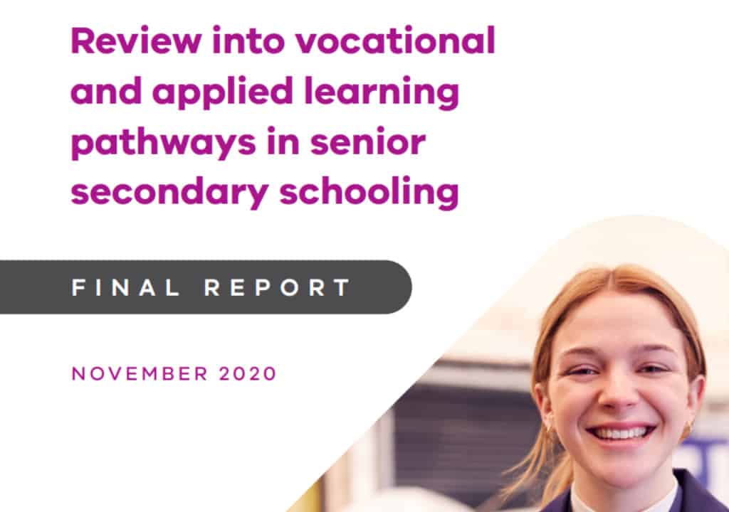 Review into vocational and applied learning